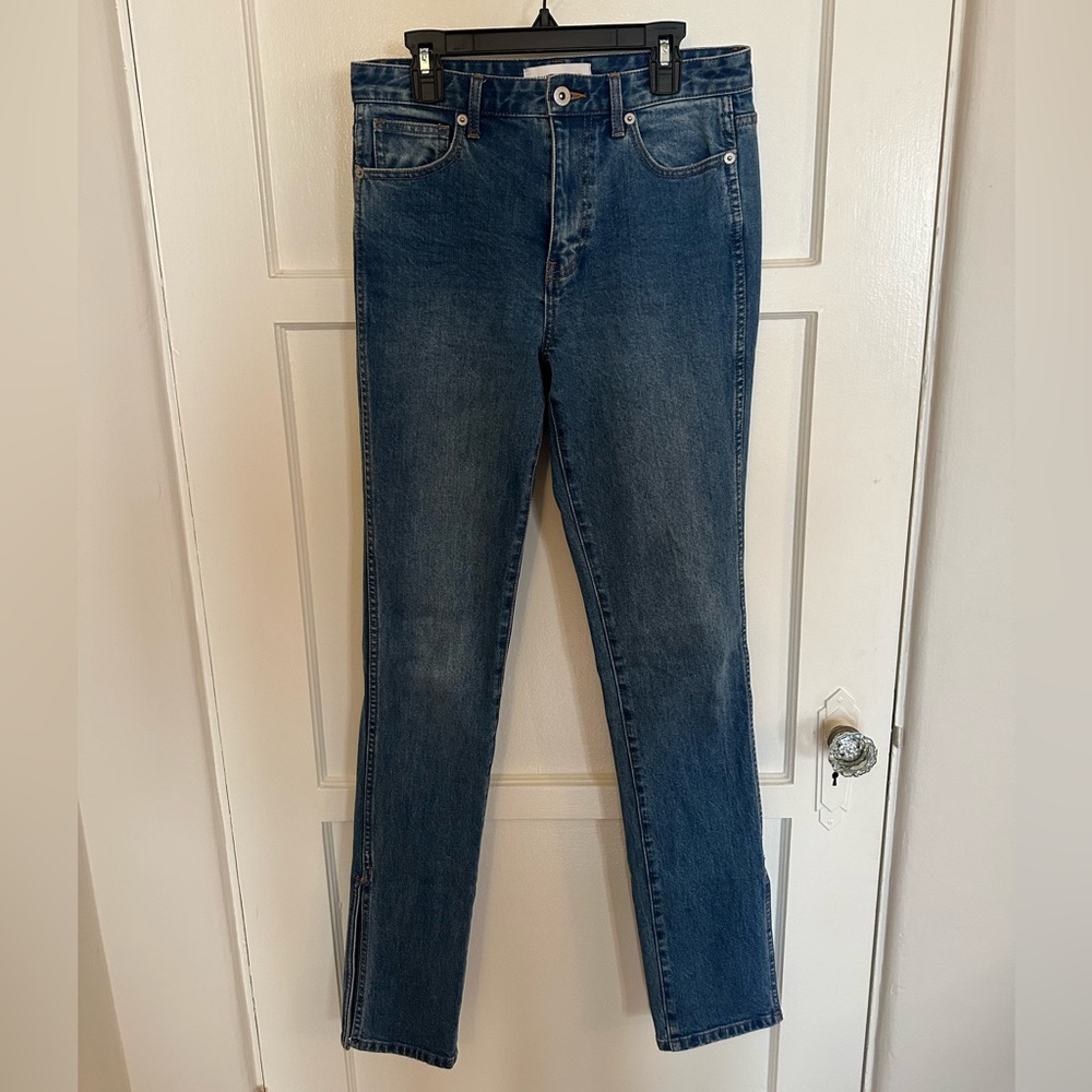 Something Navy Nina Denim in blue size 4
